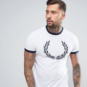 Fred Perry Laurel Wreath Ringer Tee